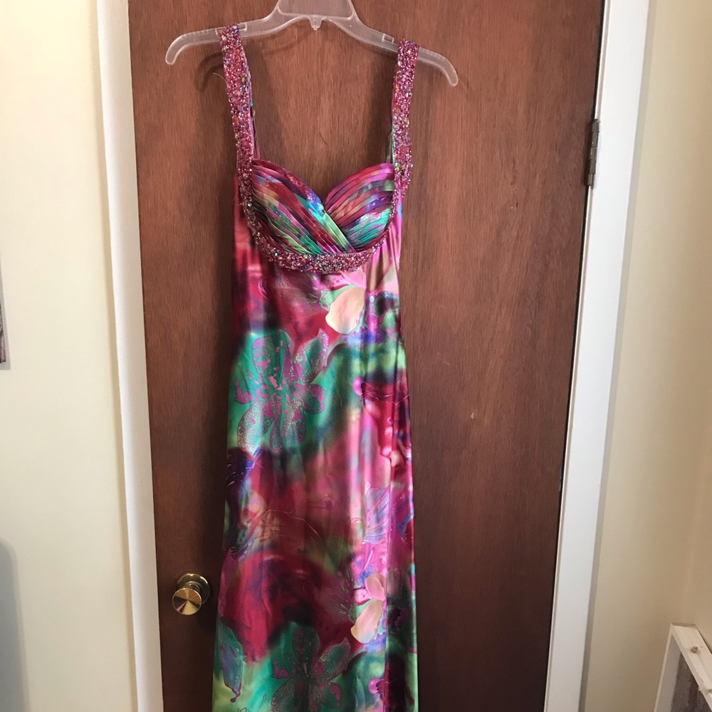 Multicolor Formal Dress